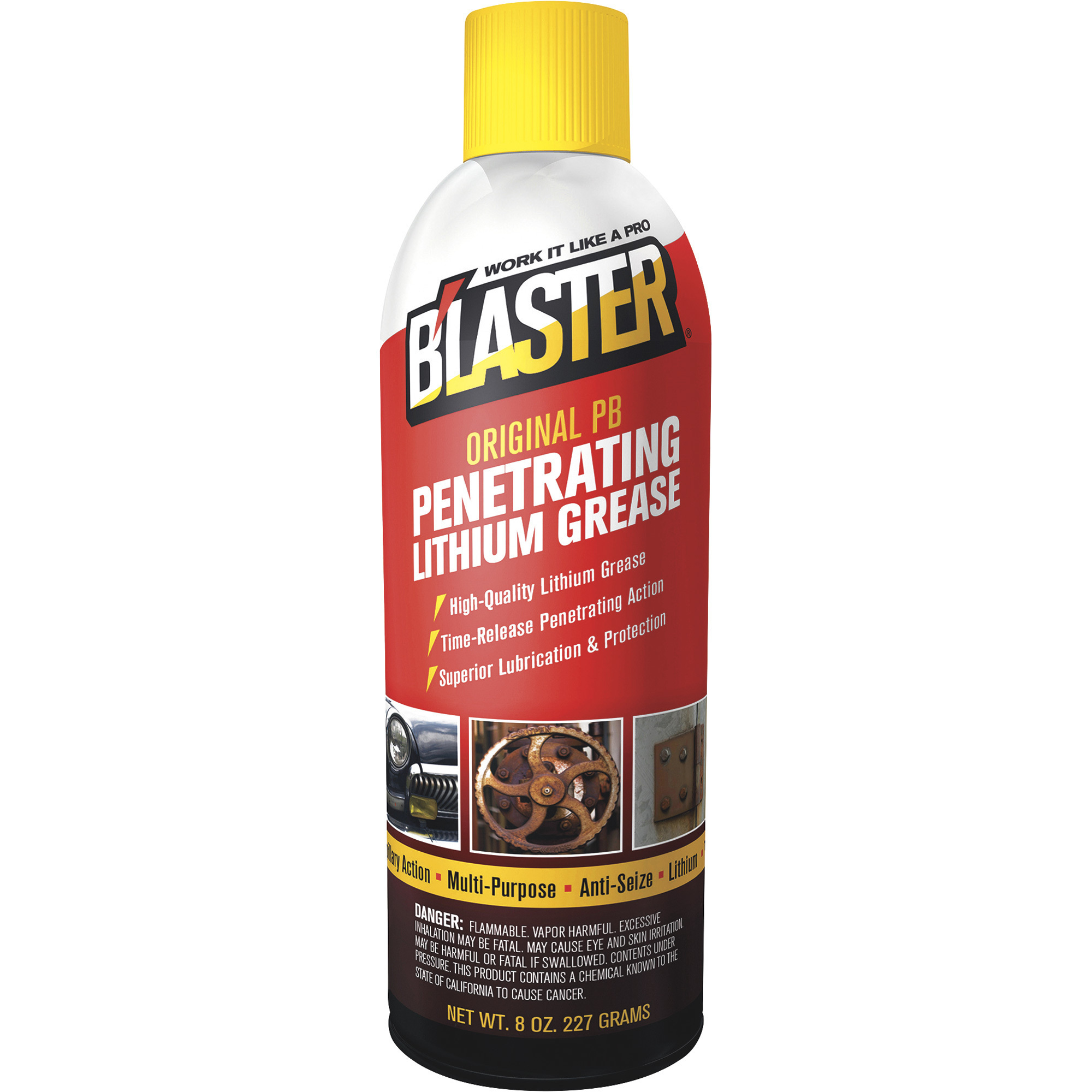 PB Blaster Original Penetrating Lithium Grease, 8oz. Can, Model# 26-PB